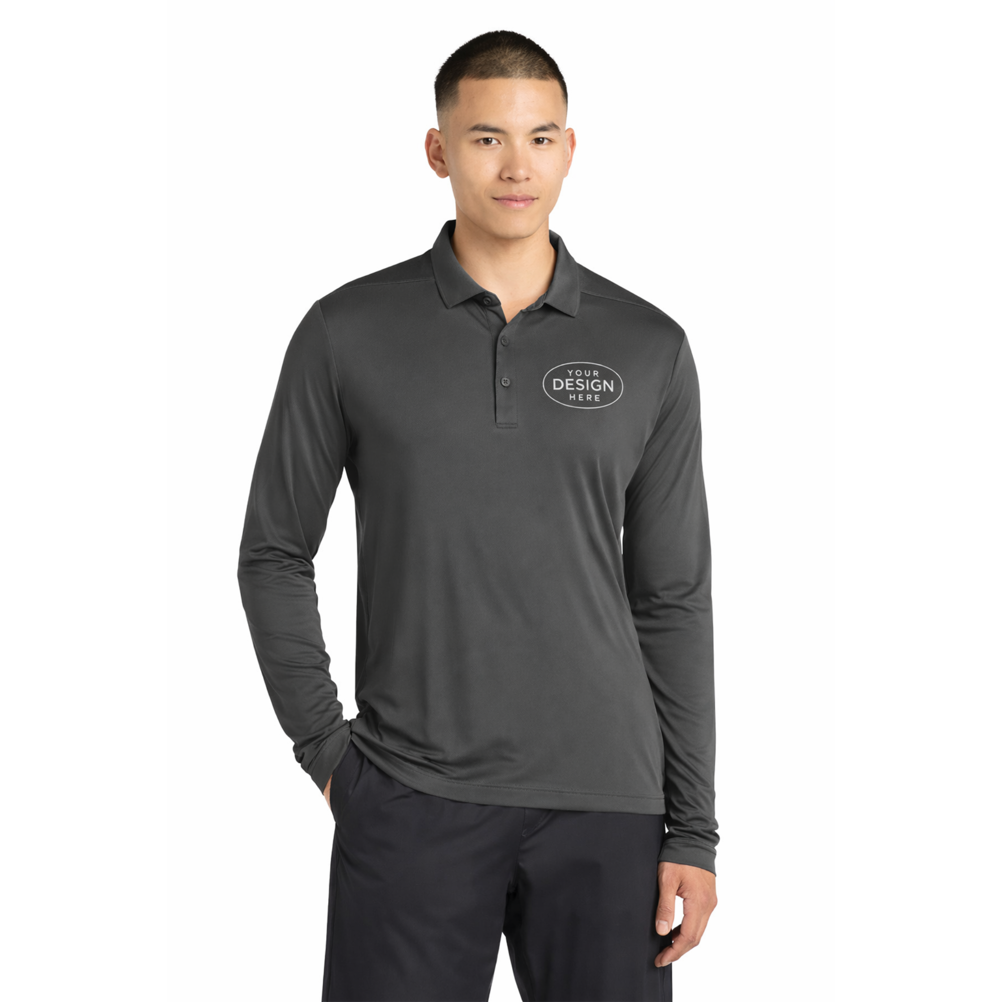 Sport-Tek Posi-UV Pro Long Sleeve Polo