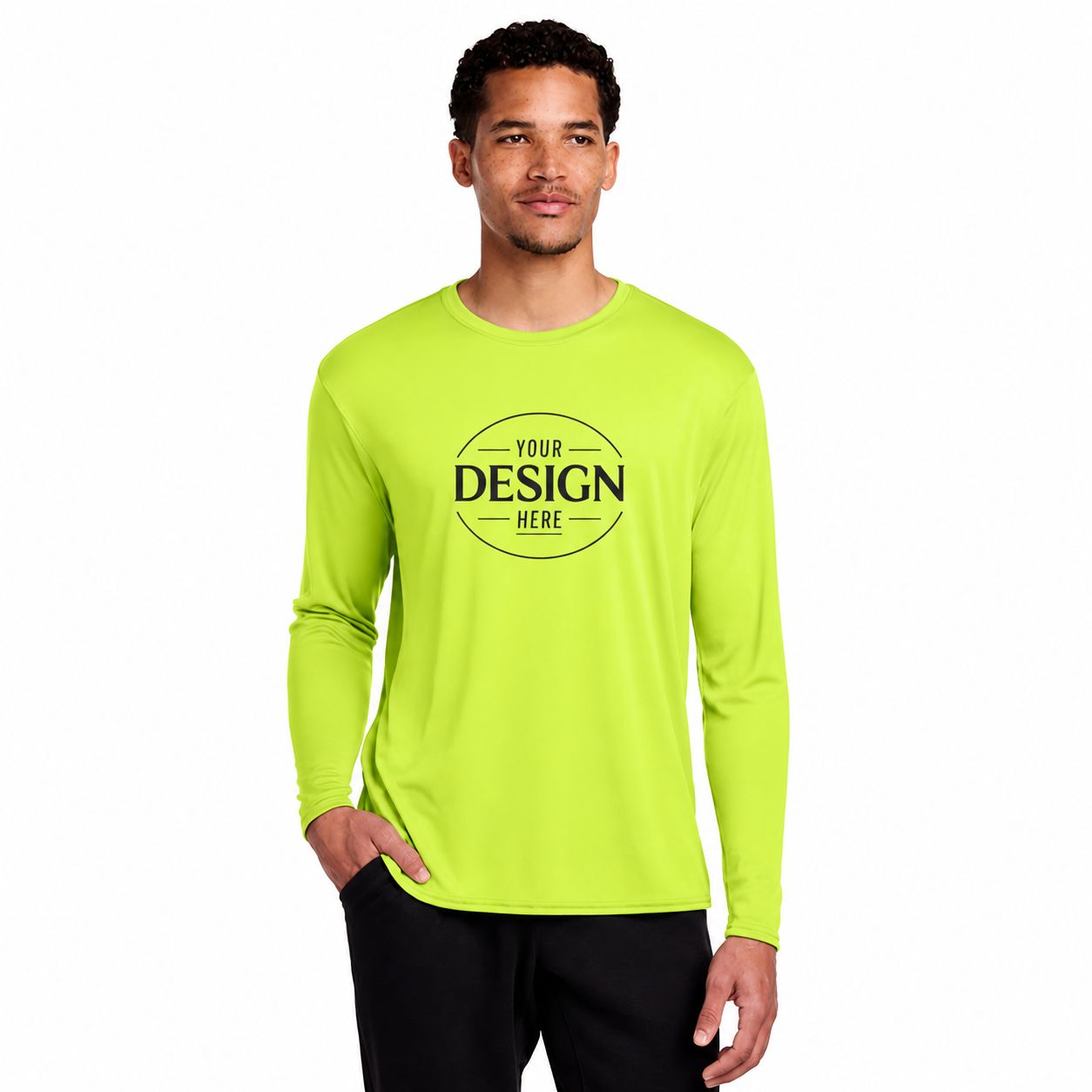 Port & Co Long Sleeve Performance Tee